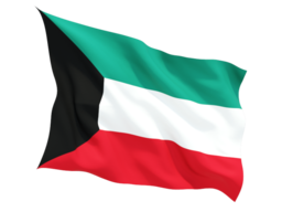 kuwait_fluttering_flag_256