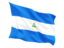 nicaragua_fluttering_flag_64