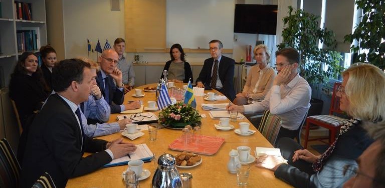 Embassy of Sweden in Athens hosted the chairman of the European Stability Initiative, Gerald Knaus