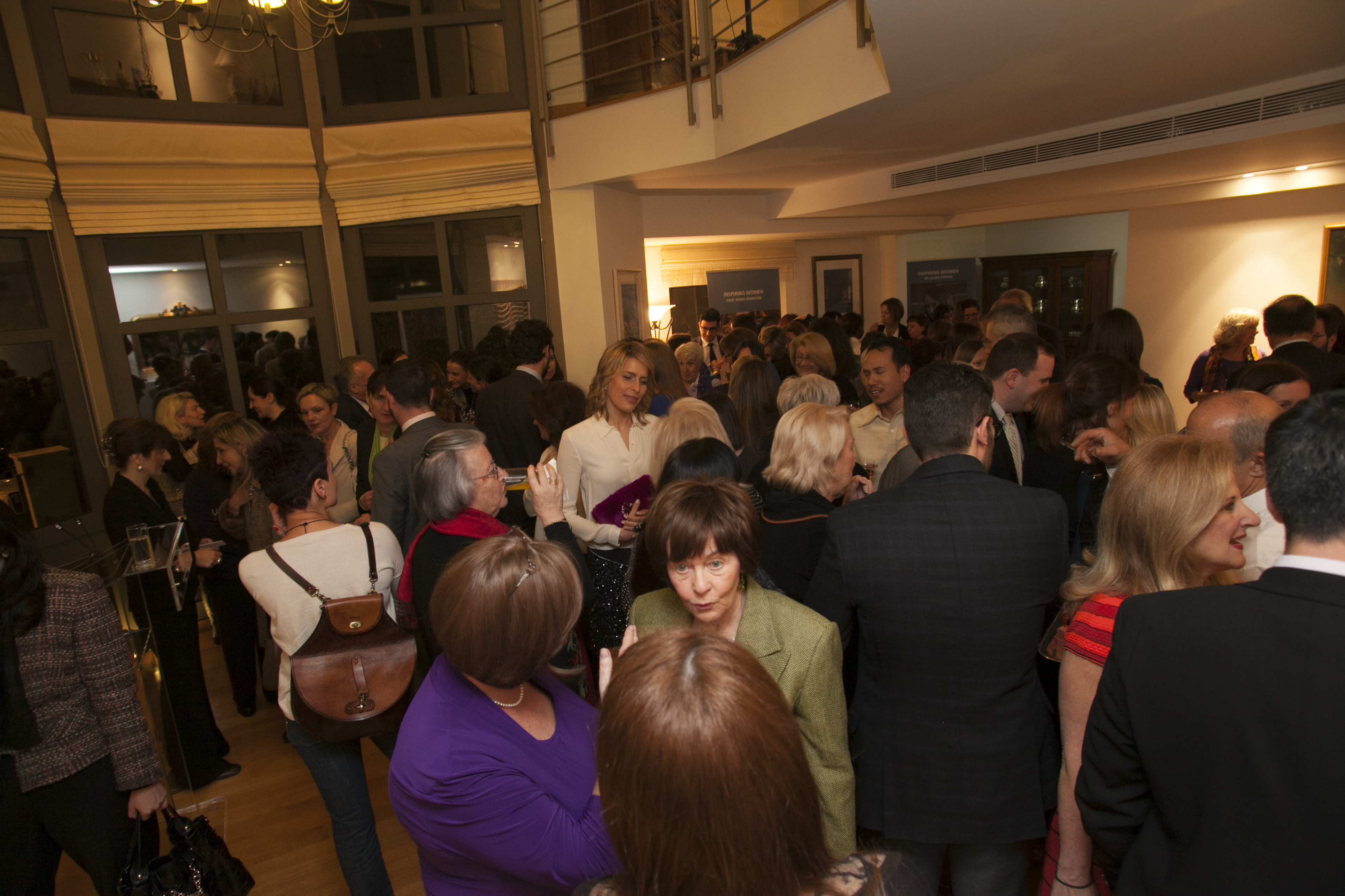 Guests during the International Women's Day reception at the Australian Residence